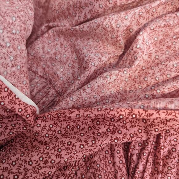 Vintage 60s 70s Martha of Taos Calico Broomstick Skirt Boho Prairie Cottagecore - Picture 6 of 13